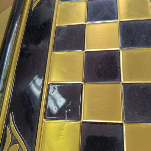 Aethira chessboard used, wood and metal