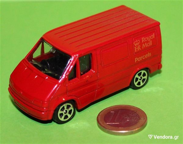  Corgi Ford Transit Roayl Mail (Made in Great Britain) metalliki miniatoura klimaka 1:55? metachirismeno se exeretiki katastasi. timi 4 evro
