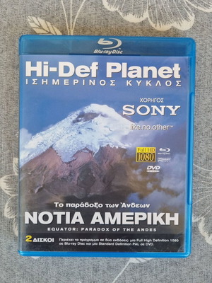 Hi-Def Planet Equator Paradox of the Andes Blu-Ray like new