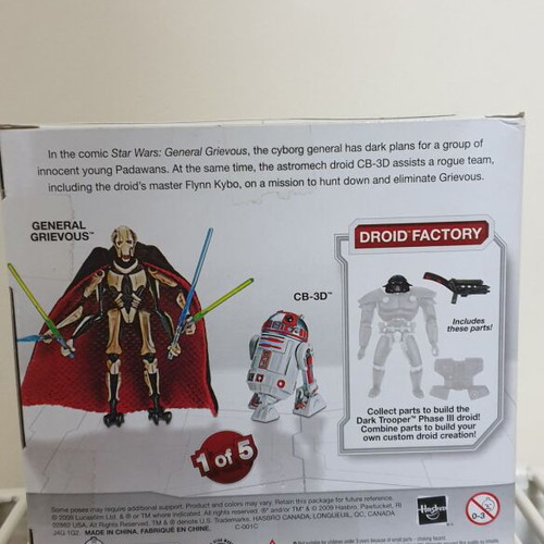 Star Wars General Grievous & CB-3D Legacy Collection Hasbro new 2009