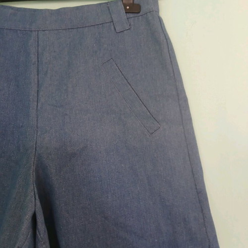 Ckontova jean shorts new, size 2, blue cotton