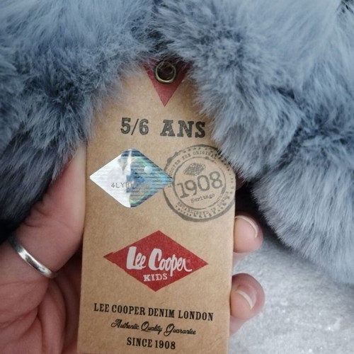Lee Cooper children's slippers new, grey winter house shoes