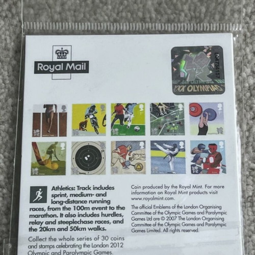 Collectible stamp and coin set Olympic Games London 2012 new