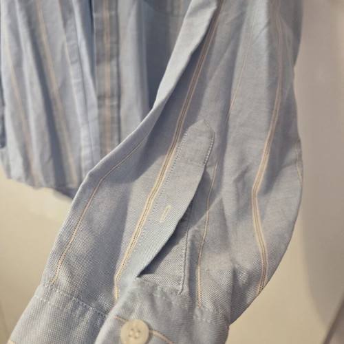 Blue striped shirt size L, like new