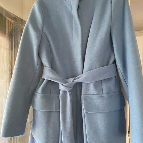 Marks & Spencer coat like new, turquoise, size L