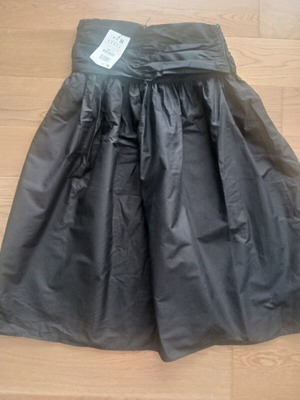 Balloon skirt Pull & Bear new, size Small, black, 100% cotton
