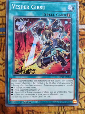 Vesper Girsu Quick Play Spell κάρτα σαν καινούργιο