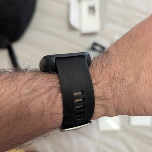 Garmin Forerunner 35 smartwatch used with heart rate monitor, black
