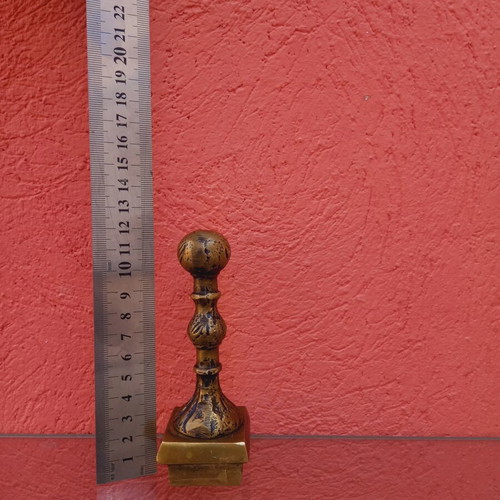 Brass finials used, solid