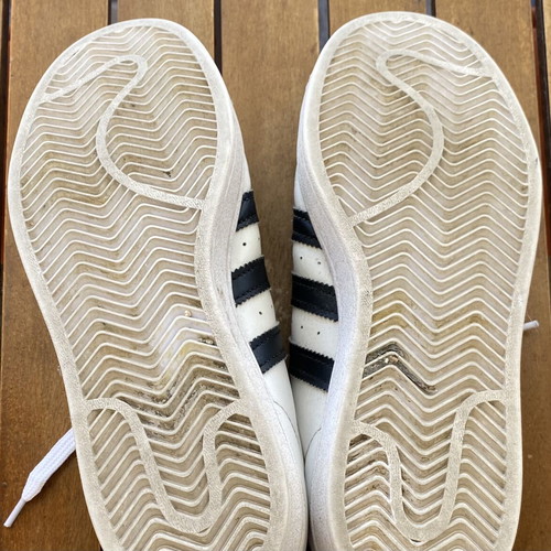 Adidas sneakers used, size 40, black and white