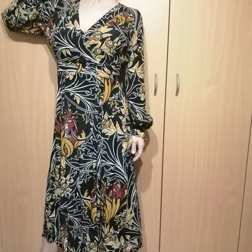 Φόρεμα Zara Medium κρουαζέ εξώπλατο καινούργιο μαύρο