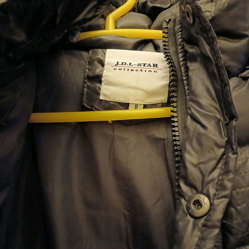Waterproof jacket for 8-year-old boy new, gray