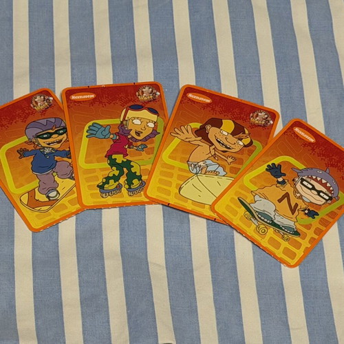Rocket Power Nickelodeon trading cards, Weetos promo, lot of 4