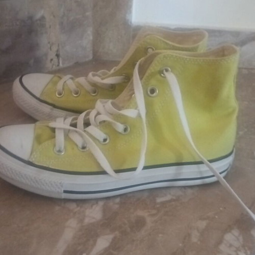 Converse All Star boot yellow like new, size 39.5