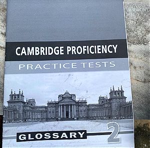 Cambridge proficiency practice tests glissary 2