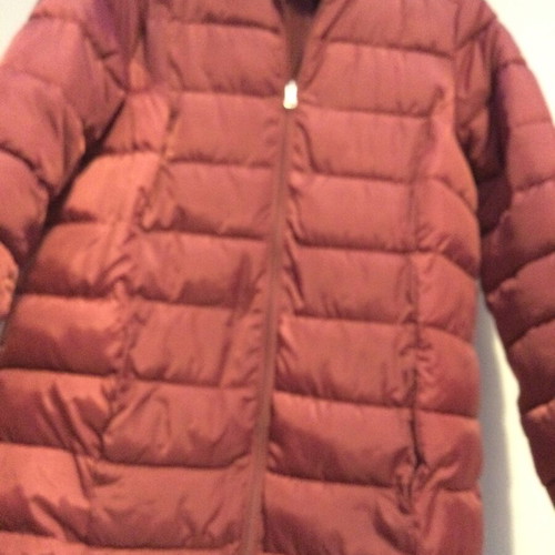 Women's jacket like new, brick red, size L