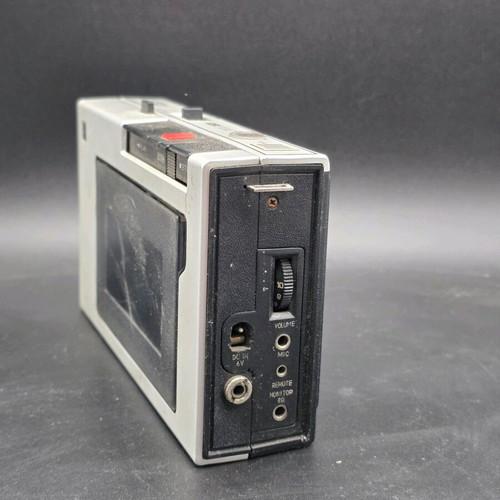 National Panasonic RQ-212 Retro Cassette Player used with Metal Case
