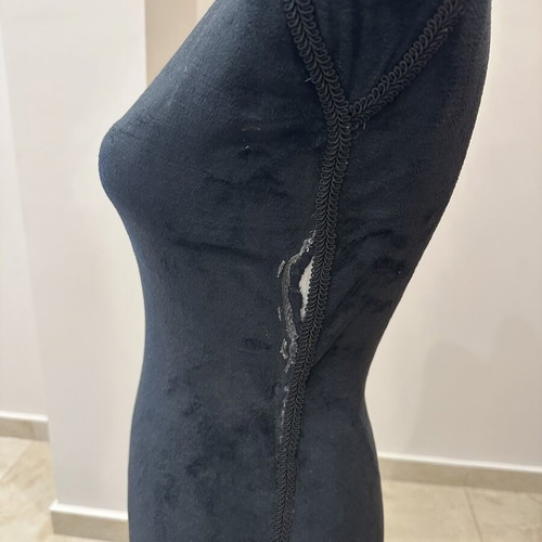 Female Display Mannequin with Wooden Legs and Base like new