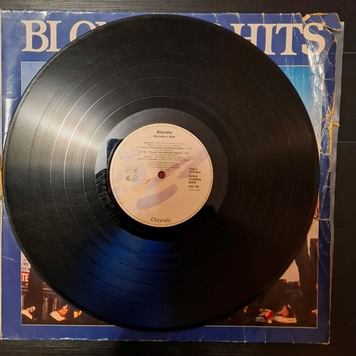 Blondie's Hits LP used, rock compilation