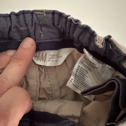 H&M children's beige pants size 5-6 years 116 cm like new