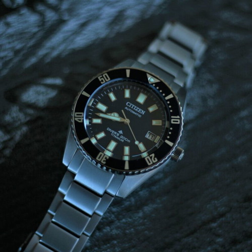 Citizen Fujitsubo Titanium watch new, blue dial