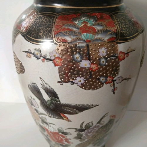 Chinese vase large used, height 32 cm