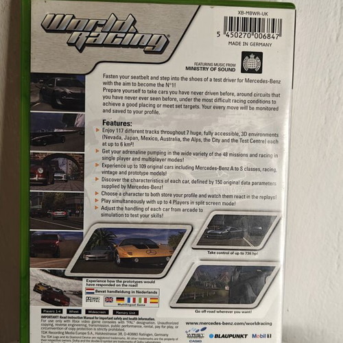 World Racing Xbox Original game, Mercedes-Benz