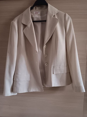 Women's jacket used, size L, beige