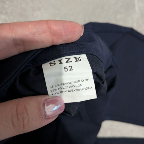 Blue elastic pants A-Style 6XL like new