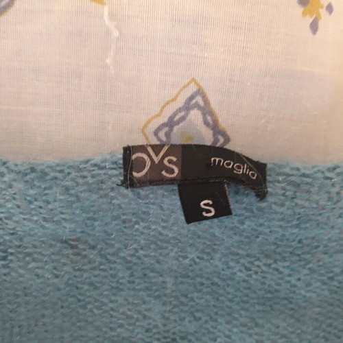 OVS Small thin knitted pullover like new, turquoise