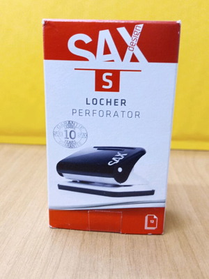 SAX 218 office hole puncher new, 12 sheets
