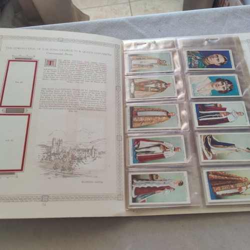 Players Commemorative Coronation Of George VI & Elizabeth 1937 card collection used