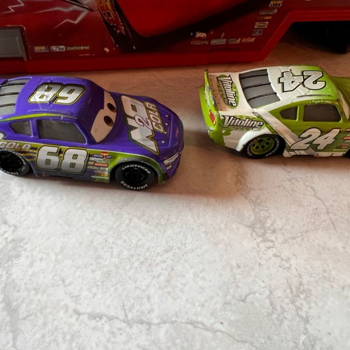 Disney Pixar Cars die-cast racers set of 2 like new