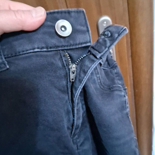 Calzedonia slim elastic women's jeans like new, grey-elephant color