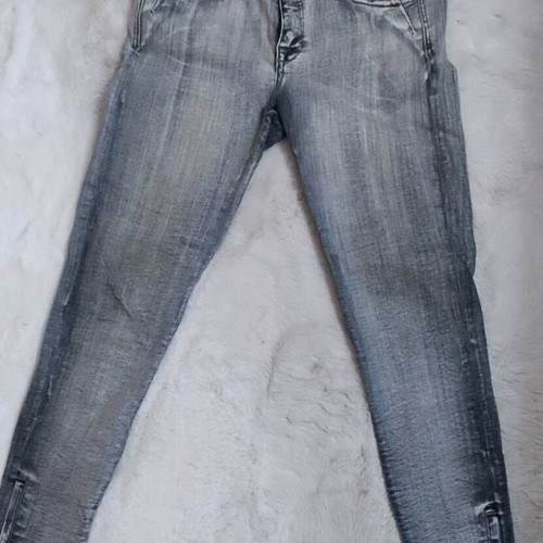 Zara denim like new, size 38, grey black