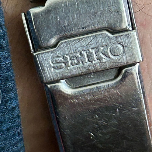 Seiko quartz chronograph watch