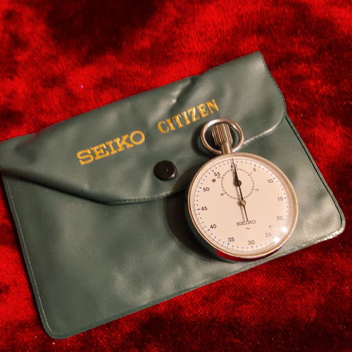 Seiko vintage mechanical stopwatch used, fully functional