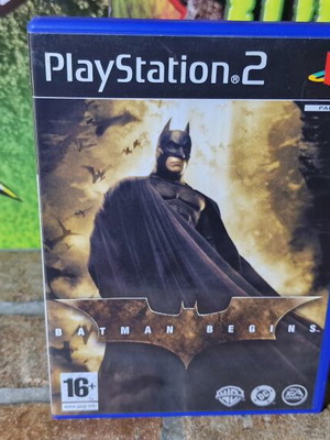 Batman Begins PlayStation 2 PS2 case and manual like new, Greek