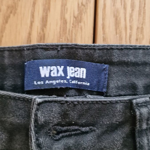 Wax Jean denim shorts used, black, size S/XS, cotton