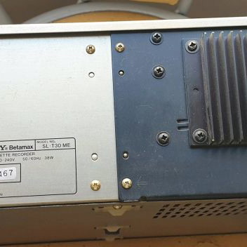 Sony SL-T30ME Betamax video cassette recorder, multi-norm