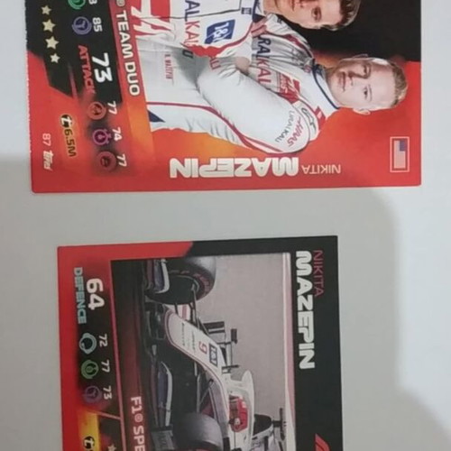 Formula 1 Turbo Attax 2021 cards new with Mick Schumacher, Nikita Mazepin and Gasly/Tsunoda gift