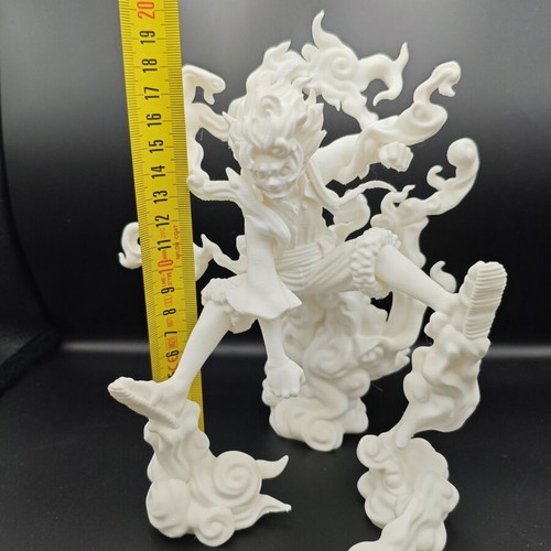 One Piece Monkey D. Luffy Gear 5 collectible 3D printed figure new 20cm