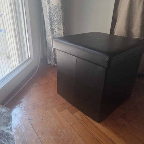 Storage stool used, sturdy