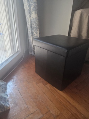 Storage stool used, sturdy
