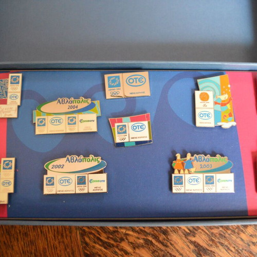 Athens 2004 Olympic Games pin badge collection used