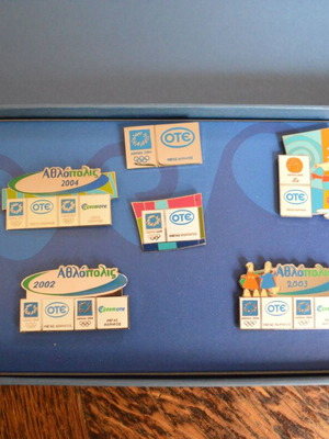 Athens 2004 Olympic Games pin badge collection used