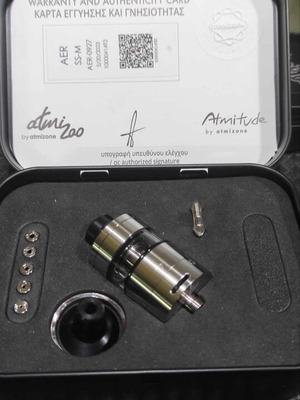 Aer RTA basic kit like new with Atmizoo AER Extension Kit 3.4ml