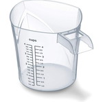Digital kitchen scale with measuring cup white new