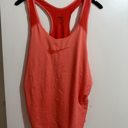 Nike top like new, orange, size XL