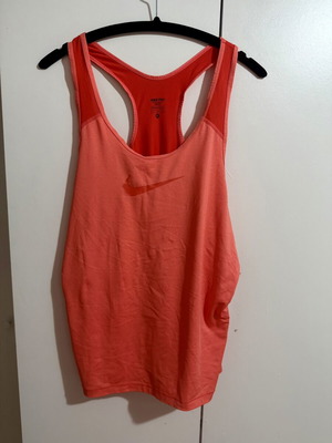 Nike top like new, orange, size XL